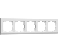 Рамка на 5 постов WERKEL W0051801 Stark белый a050911