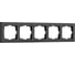 Рамка на 5 постов WERKEL W0051808 Stark черный a050926 1