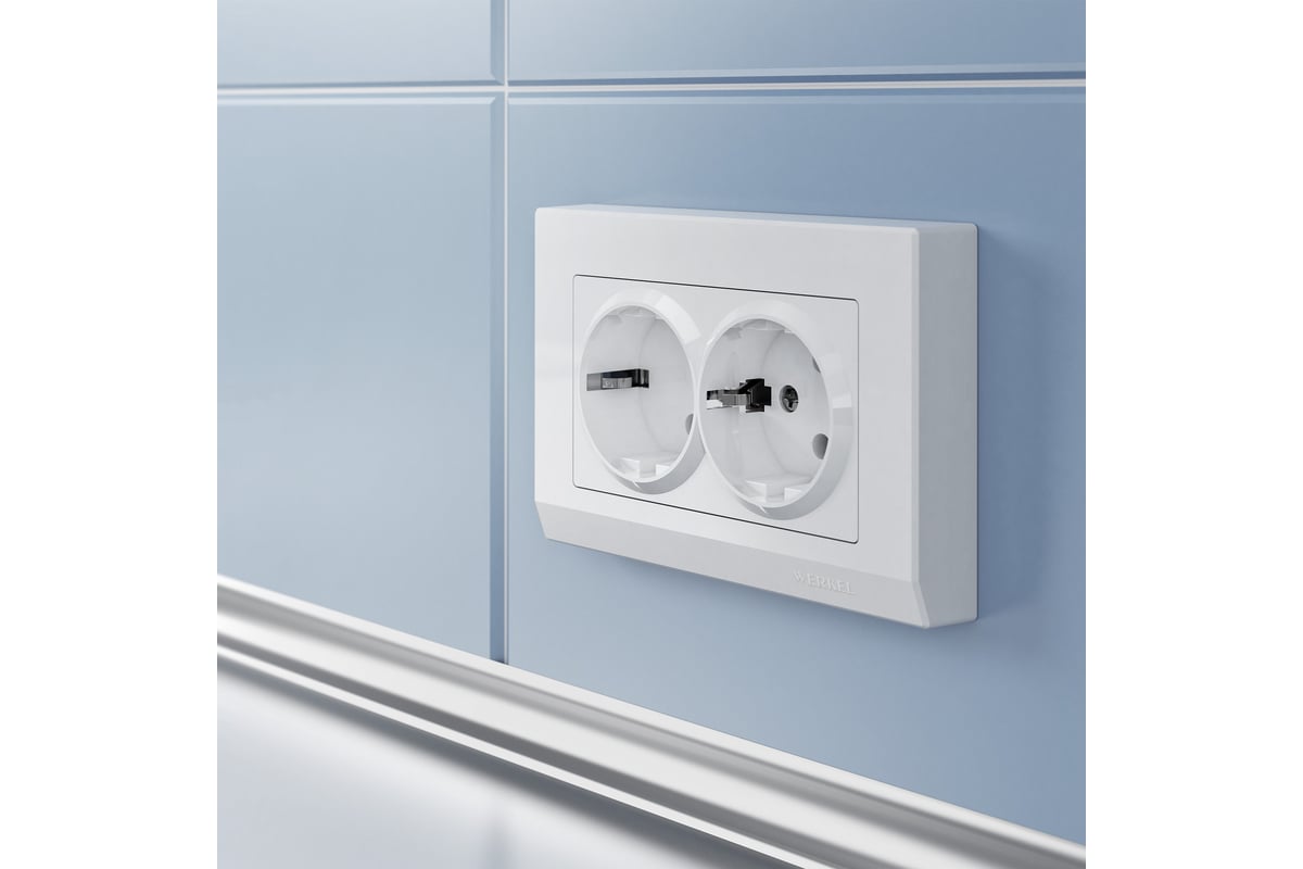 Рамка для двойной розетки WERKEL W0081801 Stark белый a050905 ...