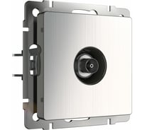 Оконечная ТВ-розетка WERKEL W1183002 глянцевый никель a051075