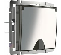 Влагозащищенная розетка WERKEL W1171202 с заземлением, с защитной крышкой и шторкам a051089