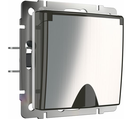 Влагозащищенная розетка WERKEL W1171202 с заземлением, с защитной крышкой и шторкам a051089