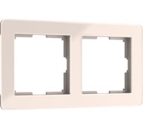 Рамка на 2 поста WERKEL W0022743 Acrylic айвори a060538