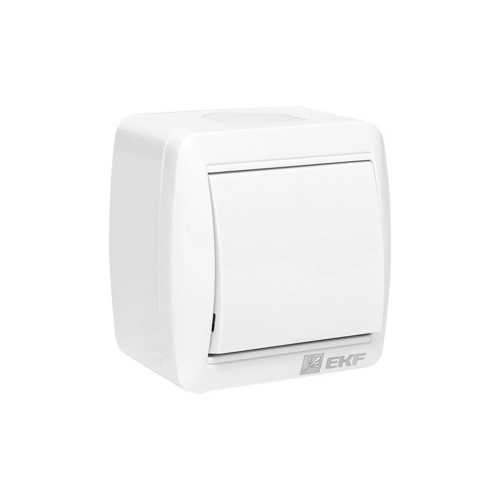 Кнопочный выключатель EKF Владивосток 10А IP54 белый EQR16-026-30-54 ...