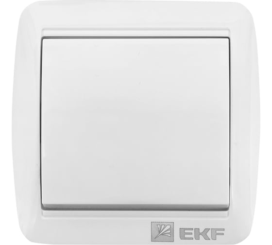 Кнопочный выключатель EKF Владивосток 10А IP54 белый EQR16-026-30-54