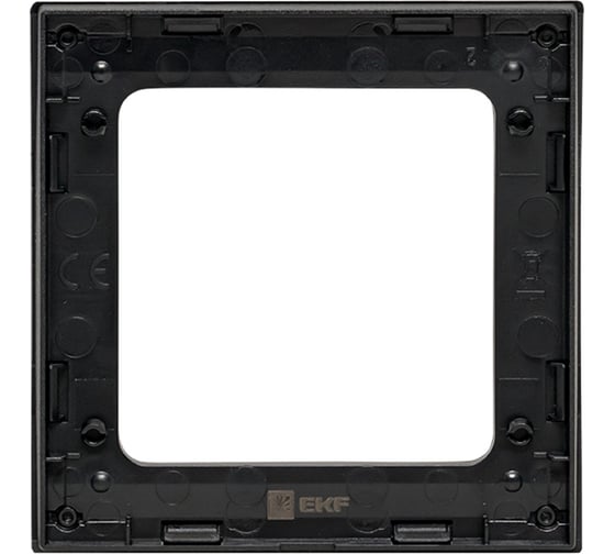 1-местная рамка EKF Стокгольм черная PROxima EXM-G-302-30