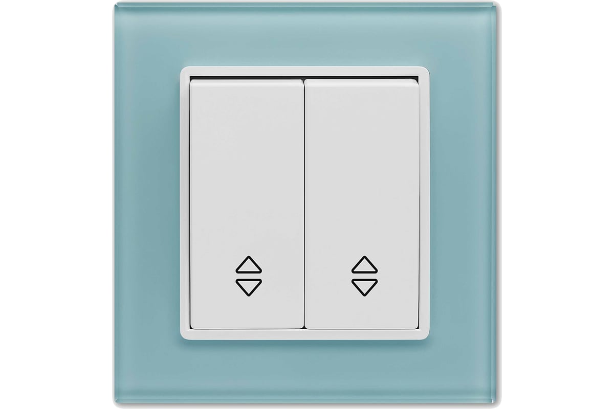Реверсивный двухклавишный выключатель Vesta Electric Exclusive Blue ...