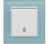 Выключатель Эксклюзивный Синий реверсивный Metronex Electric FVK050105SIN