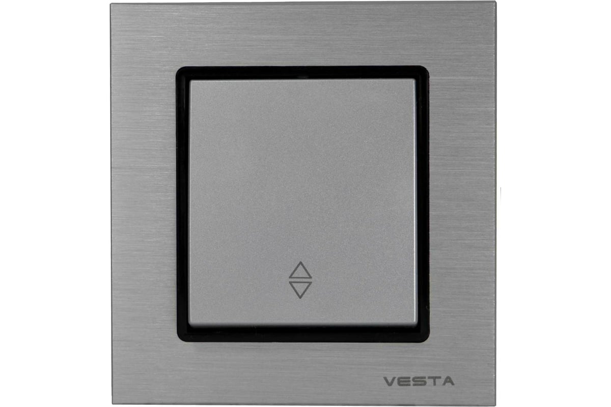Реверсивный промежуточный выключатель Vesta Electric Exclusive Silver ...