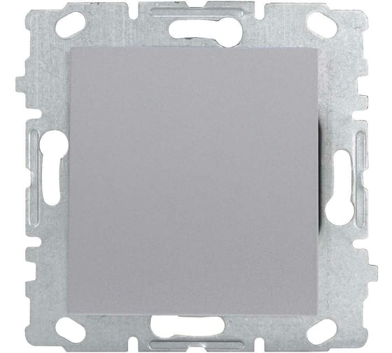 Одноклавишный выключатель Vesta Electric Exclusive Silver Metallic (без рамки) FVK050305SER 1