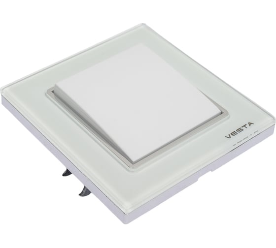 Одноклавишный выключатель Vesta Electric Exclusive White FVK050104BEL