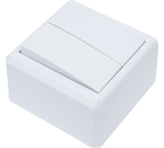 Двухклавишный выключатель Vesta Electric Mega FVK030201BEL