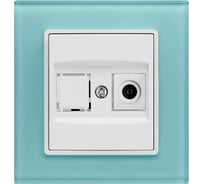 Розетка Metronex Electric Эксклюзивный Синий телевизионная FRZ00040005SIN