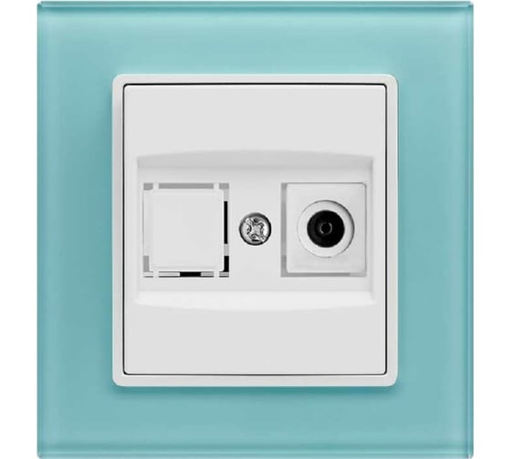 Телевизионная розетка Vesta-Electric Exclusive Blue FRZ00040005SIN