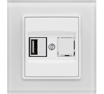 Розетка Metronex Electric Эксклюзивный Белый USB FRZ00050501BEL