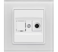 Розетка Metronex Electric Эксклюзивный Белый телевизионная FRZ00040006BEL