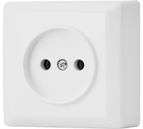 Розетка Metronex Electric Mega одинарная без заземления FRZ00030101BEL