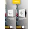 Розетка Metronex Electric Mega одинарная без заземления FRZ00030101BEL 2