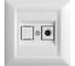 Розетка Metronex Electric Рим TV FRZTV010101BEL 1