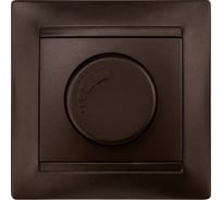 Светорегулятор 300 Вт TDM ELECTRIC шоколад, серия "Лама" SQ1815-0509