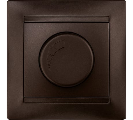 Светорегулятор 300 Вт TDM ELECTRIC шоколад, серия "Лама" SQ1815-0509