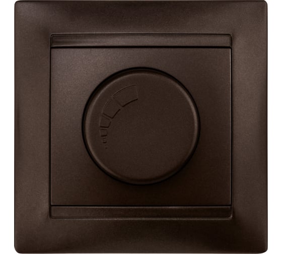 Светорегулятор 300 Вт TDM ELECTRIC шоколад, серия "Лама" SQ1815-0509 1