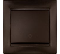 Выключатель на 2 направления 1 клавишный TDM ELECTRIC 10А, шоколад, серия "Лама" SQ1815-0506