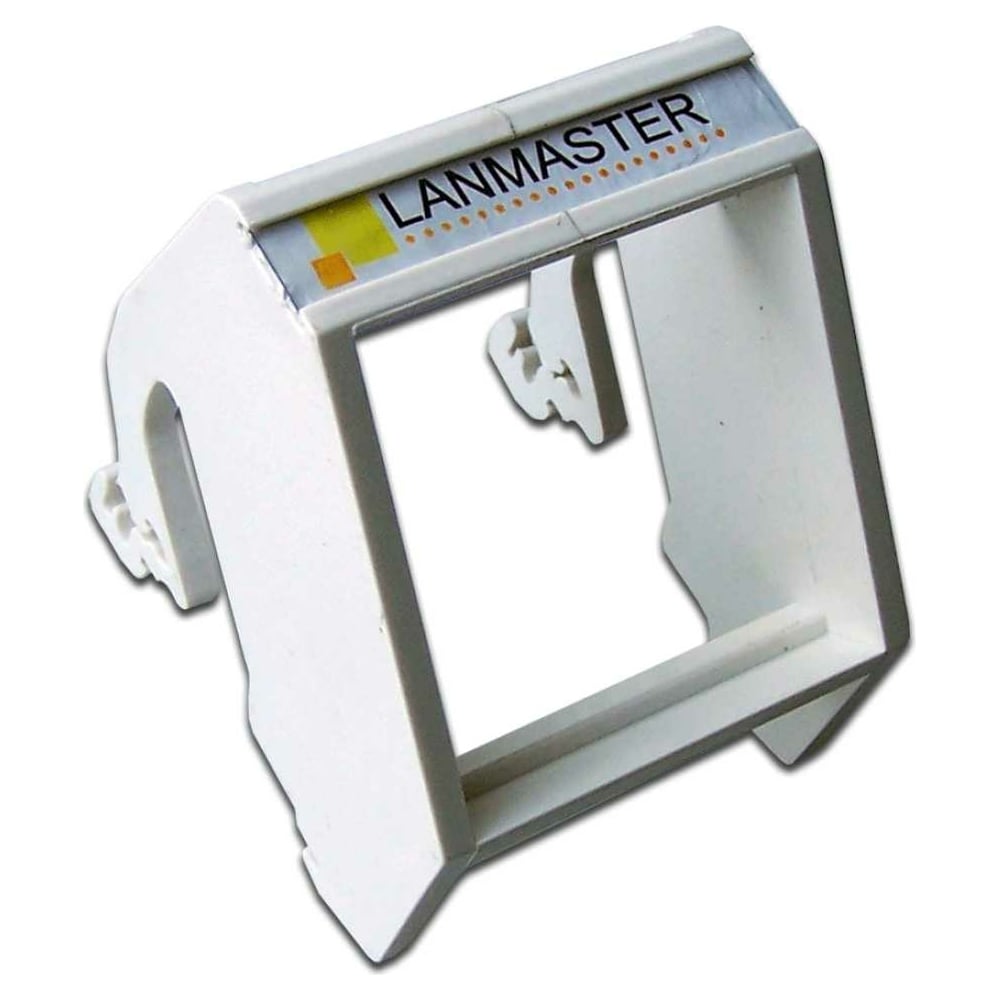 Рамка на DIN-рейку для установки вставок и электромодулей Lanmaster ...