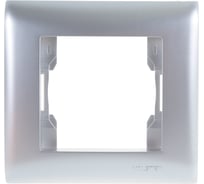 Одноместная рамка Volsten Argento V01-15-A11-M (серебро), Magenta, 10009