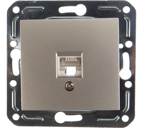 Компьютерная розетка Volsten V01-15-C11-M Magenta Argento, 10013