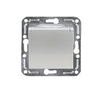 Одноместная розетка с заземлением Volsten V01-15-R18-M Magenta Argento, 10022
