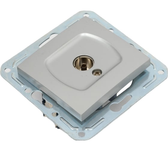 Одноместная TV-розетка Volsten V01-15-T11-M Magenta Argento, 10025