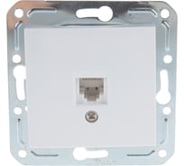 Одноместная телефонная розетка Volsten V01-11-F12-M, RJ -11, Magenta, 9041