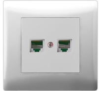 Розетка для компьютера и телефона Volsten V01-11-M10-S, Magenta, 9039