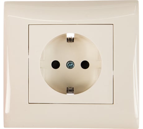 Бытовая розетка с заземлением Volsten V01-11-R14-S, Magenta, 8960