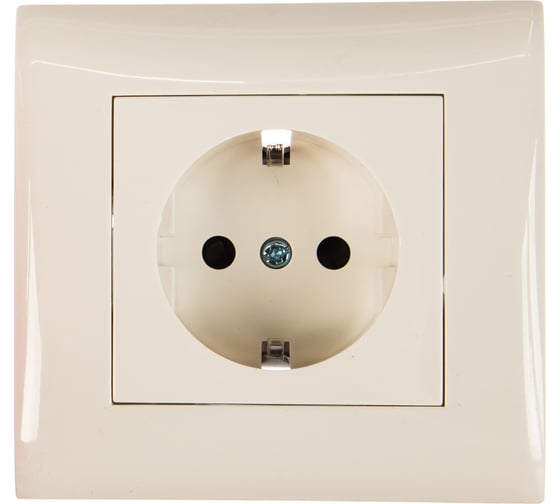 Бытовая розетка с заземлением Volsten V01-11-R14-S, Magenta, 8960 1