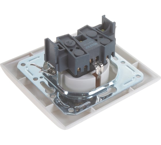 Бытовая розетка с крышкой Volsten V01-11-R18-S, Magenta, 8961