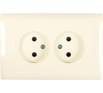 Двухместная розетка Volsten V01-11-R22-S, Magenta, 8962