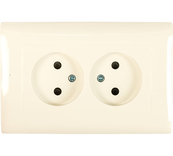 Двухместная розетка Volsten V01-11-R22-S, Magenta, 8962 1