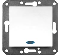 Выключатель с индикатором Volsten V01-11-V12-M, Magenta, 9010