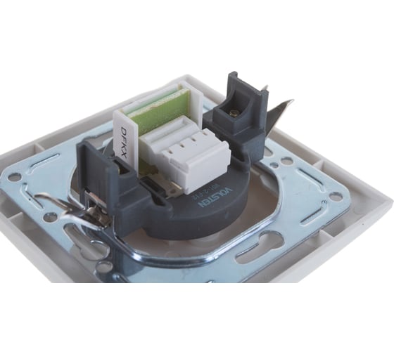 Одноместная телефонная розетка Volsten V01-21-F12-S RJ -11 Violet, 9119