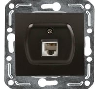 Телефонная розетка Volsten V01-14-F12-M, RJ -11, Magenta Nero, 9993