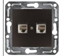 Розетка для компьютера и телефона Volsten V01-14-M10-M Magenta Nero, 9995