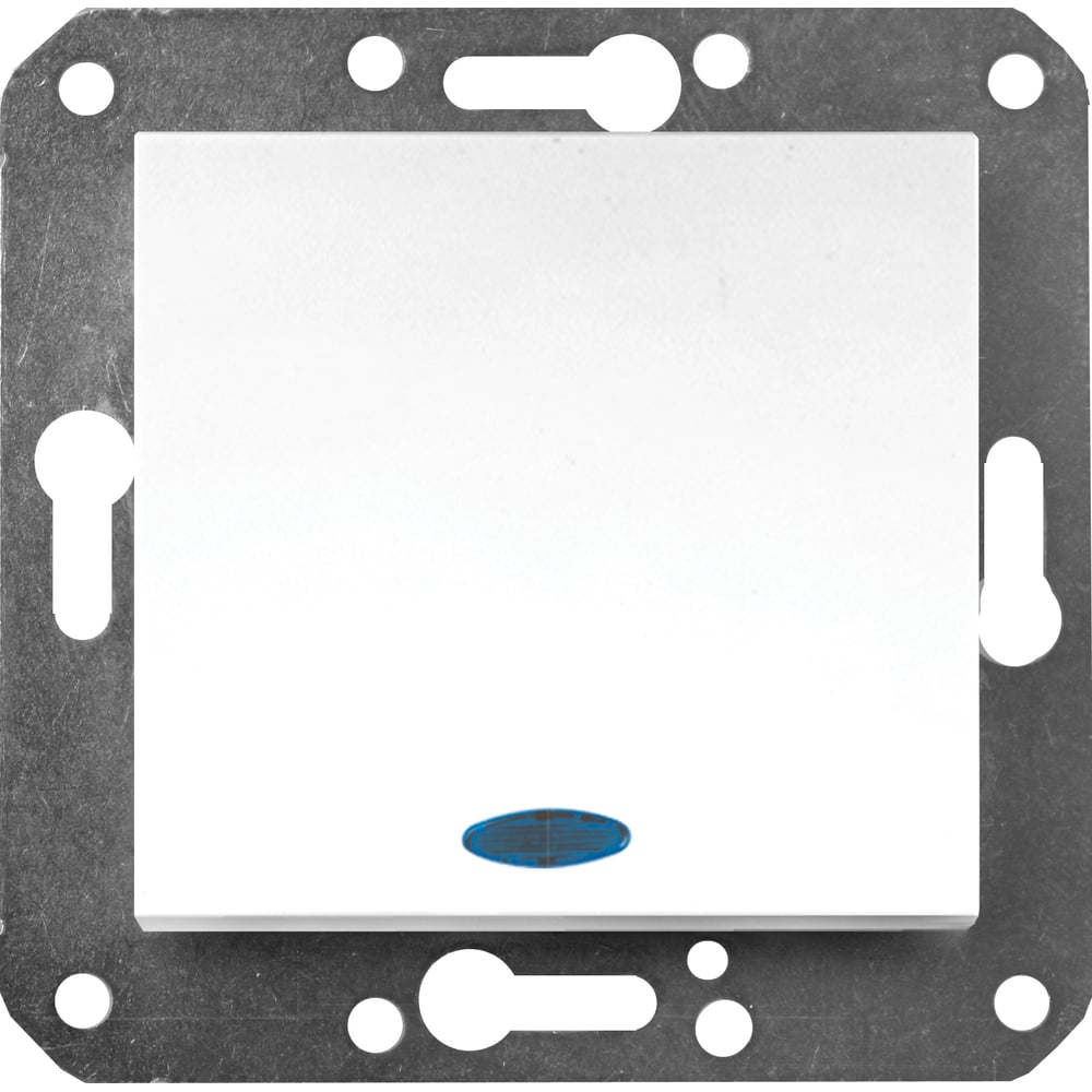 Проходной переключатель Volsten Violet одноклавишный с индикатором V01 ...