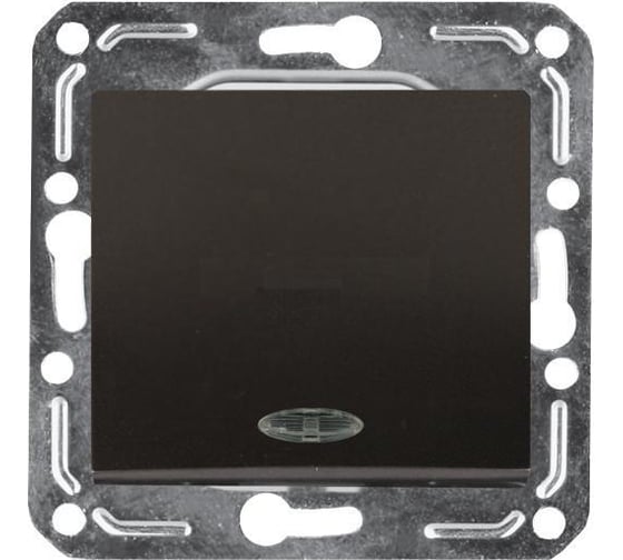 Одноклавишный выключатель Volsten V01-14-V12-M Magenta Nero 10005