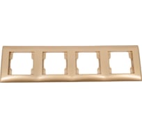 Четырехместная рамка Volsten V01-16-A41-M Magenta Dorado 10034