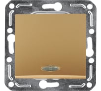 Бытовой выключатель с индикатором Volsten V01-16-V12-M Magenta Dorado, 10049