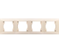 Четырехместная рамка Volsten V01-12-A41-M Magenta Crema, 9068