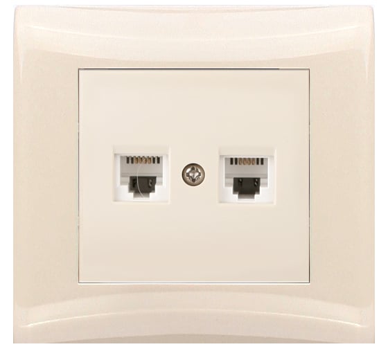 Розетка для компьютера и телефона Volsten V01-12-M10-S Magenta 9053 1