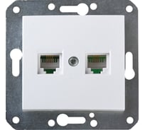Двухместная телефонная розетка Volsten V01-28-F22-M Violet, 10148